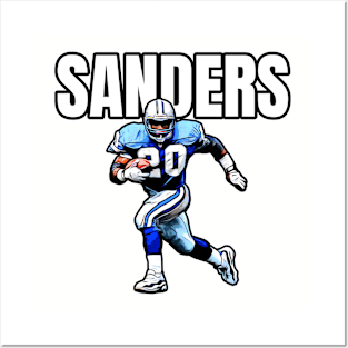 Lions Sanders 20 Posters and Art